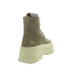 bottines et boots - Motardes - femme - Nubuck - Taupe - Semerdjian