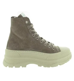 bottines et boots - Motardes - femme - Nubuck - Taupe - Semerdjian