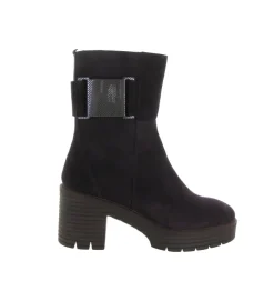 bottines et boots - Motardes - femme - Nubuck - Violet - Softwaves
