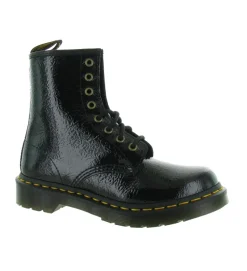 bottines et boots - Motardes - femme - Cuir - Noir - Doc martens