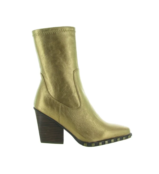 bottines et boots - Santiag - femme - Synthétique - Or - Noa harmon