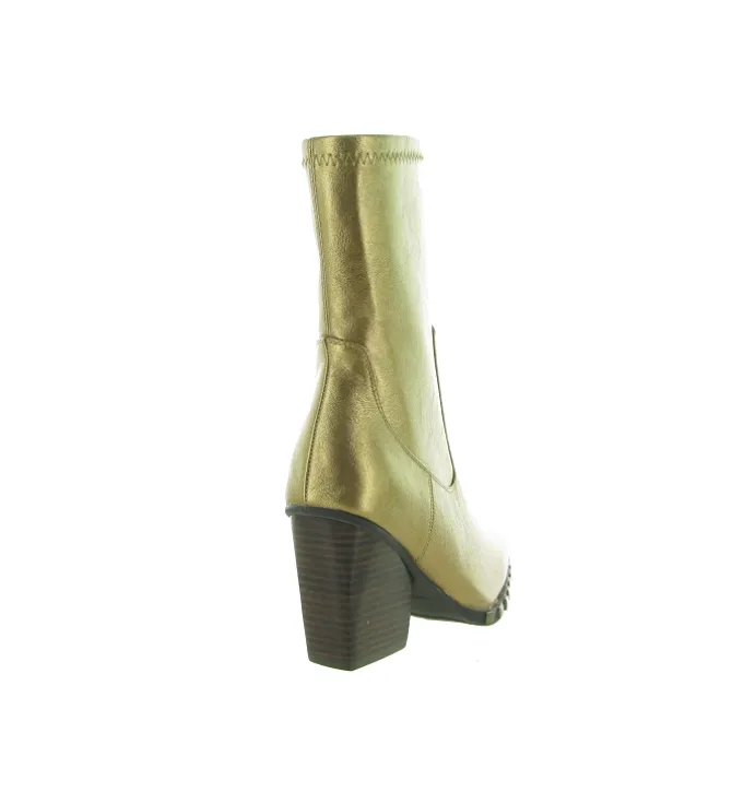 bottines et boots - Santiag - femme - Synthétique - Or - Noa harmon