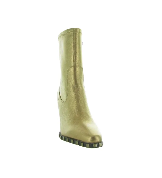 bottines et boots - Santiag - femme - Synthétique - Or - Noa harmon