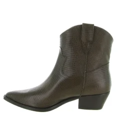 bottines et boots - Santiag - femme - Cuir - Marron - Julie dee