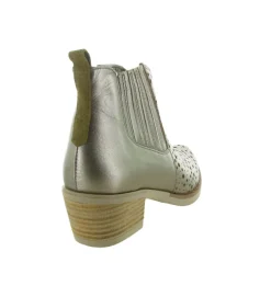 bottines et boots - Santiag - femme - Cuir - Bronze - Minka design