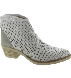 bottines et boots - Santiag - femme - Nubuck - Beige - Minka design