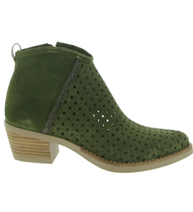 bottines et boots - Santiag - femme - Nubuck - - Minka design