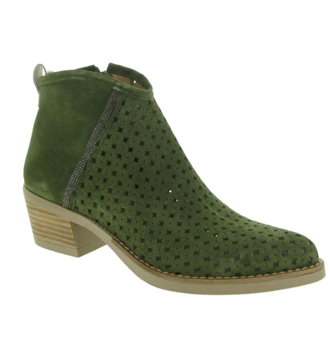 bottines et boots - Santiag - femme - Nubuck - - Minka design