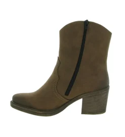 bottines et boots - Santiag - femme - Synthétique - Marron - Rieker