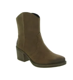 bottines et boots - Santiag - femme - Synthétique - Marron - Rieker