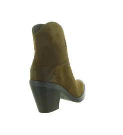 bottines et boots - Santiag - femme - Nubuck - Marron - Ash italia