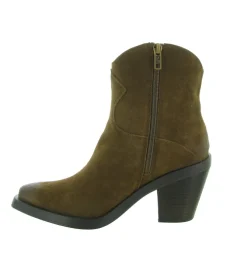 bottines et boots - Santiag - femme - Nubuck - Marron - Ash italia