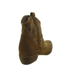 bottines et boots - Santiag - femme - Nubuck - Noir - Zoe