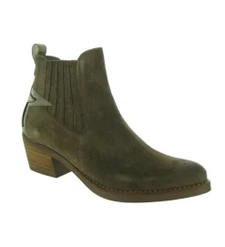 bottines et boots - Santiag - femme - Cuir - Marron - Minka design