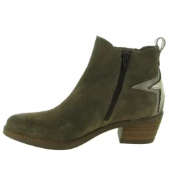 bottines et boots - Santiag - femme - Cuir - Marron - Minka design