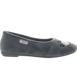 chaussons et pantoufles - Ballerines - femme - Synthétique - Gris - La maison de l espadrille