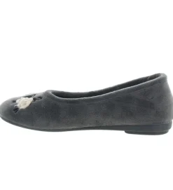 chaussons et pantoufles - Ballerines - femme - Synthétique - Gris - La maison de l espadrille