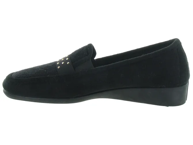 chaussons et pantoufles - Ballerines - femme - Synthétique - Noir - Semelflex