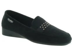 chaussons et pantoufles - Ballerines - femme - Synthétique - Noir - Semelflex
