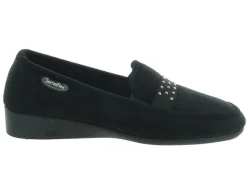 chaussons et pantoufles - Ballerines - femme - Synthétique - Noir - Semelflex