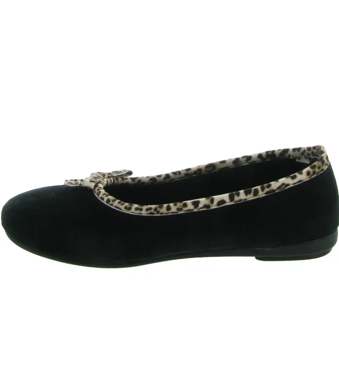 chaussons et pantoufles - Ballerines - femme - Synthétique - Noir - La maison de l espadrille