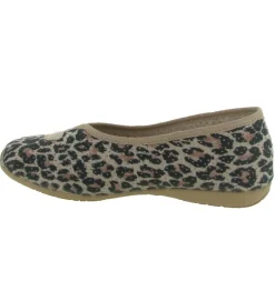 chaussons et pantoufles - Ballerines - femme - Toile - Léopard - La maison de l espadrille
