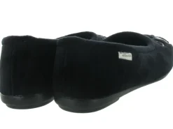 chaussons et pantoufles - Ballerines - femme - Synthétique - Noir - La maison de l espadrille