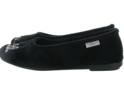 chaussons et pantoufles - Ballerines - femme - Synthétique - Noir - La maison de l espadrille