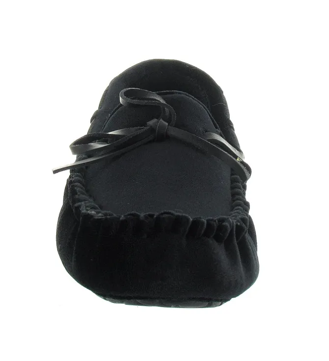chaussons et pantoufles - Ballerines - femme - Toile - Noir - Ruby brown