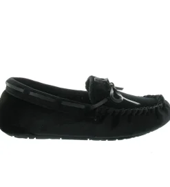 chaussons et pantoufles - Ballerines - femme - Toile - Noir - Ruby brown