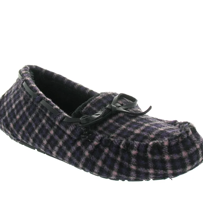 chaussons et pantoufles - Ballerines - femme - Toile - Violet - Ruby brown