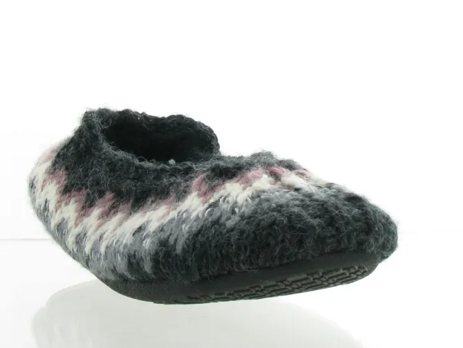 chaussons et pantoufles - Ballerines - femme - Toile - Gris - Ruby brown