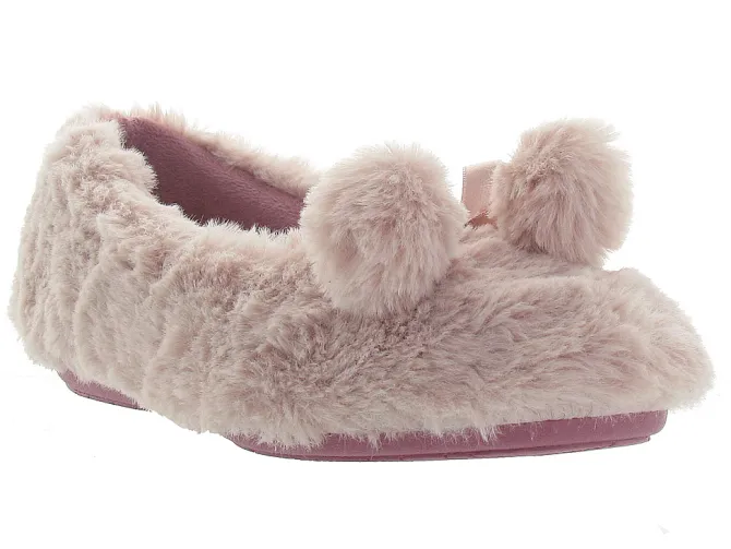 chaussons et pantoufles - Ballerines - femme - Synthétique - Rose - La maison de l espadrille