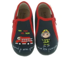 chaussons et pantoufles - - bebe garcon - - Bleu - Bellamy