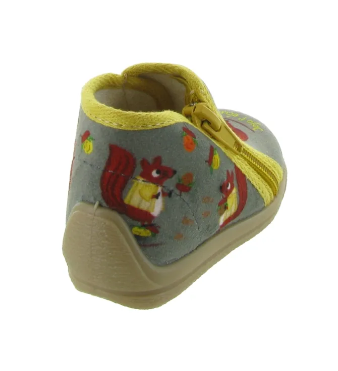 chaussons et pantoufles - - bebe garcon - - Gris - Bellamy