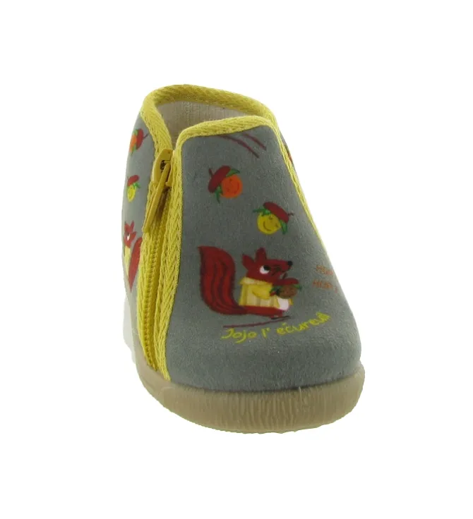 chaussons et pantoufles - - bebe garcon - - Gris - Bellamy