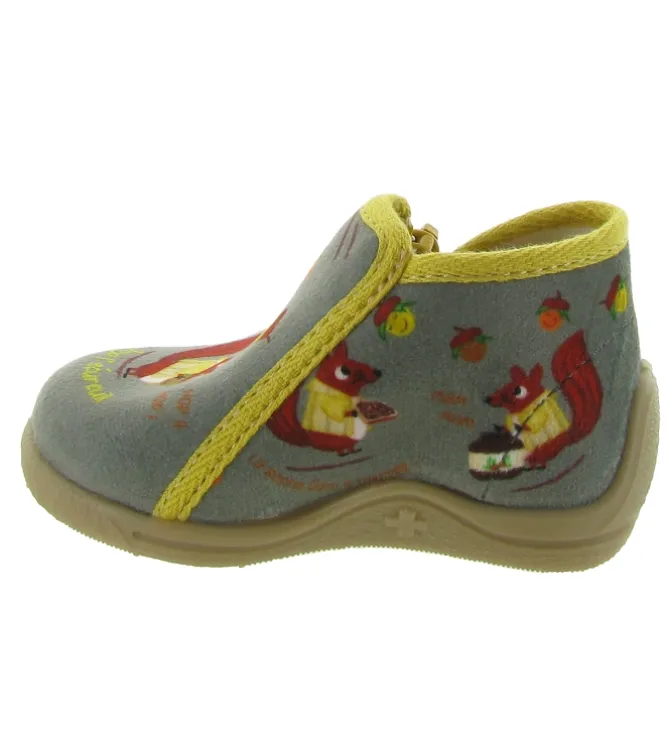 chaussons et pantoufles - - bebe garcon - - Gris - Bellamy
