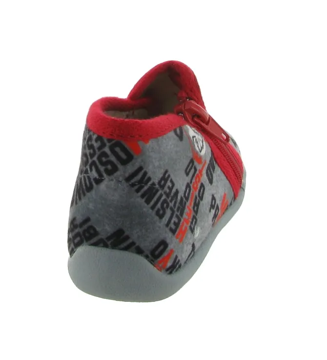 chaussons et pantoufles - - bebe garcon - - Gris - Bellamy