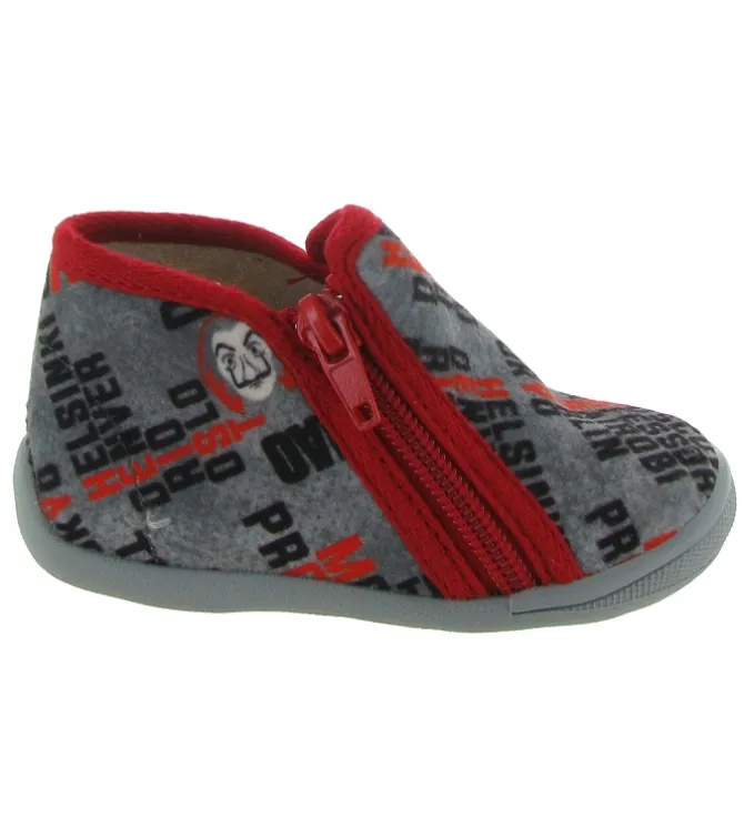 chaussons et pantoufles - - bebe garcon - - Gris - Bellamy