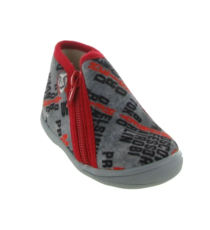 chaussons et pantoufles - - bebe garcon - - Gris - Bellamy