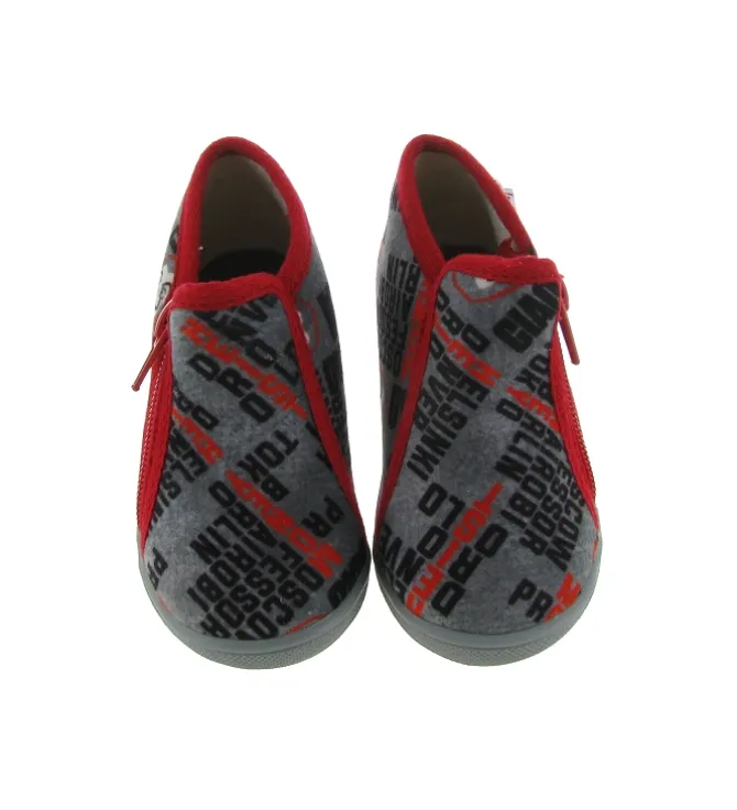 chaussons et pantoufles - - bebe garcon - - Gris - Bellamy