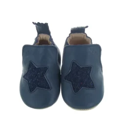 chaussons et pantoufles - - bebe garcon - - Bleu Marine - Easy peasy