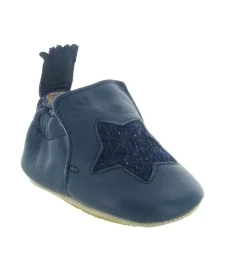 chaussons et pantoufles - - bebe garcon - - Bleu Marine - Easy peasy