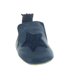 chaussons et pantoufles - - bebe garcon - - Bleu Marine - Easy peasy