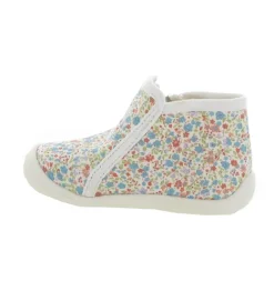 chaussons et pantoufles - - bebe fille - Toile - Fleurs - Bellamy