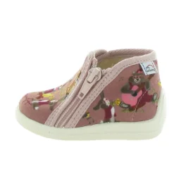 chaussons et pantoufles - - bebe fille - Toile - Rose - Bellamy