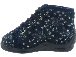 chaussons et pantoufles - - bebe fille - Cuir - Bleu - Bellamy