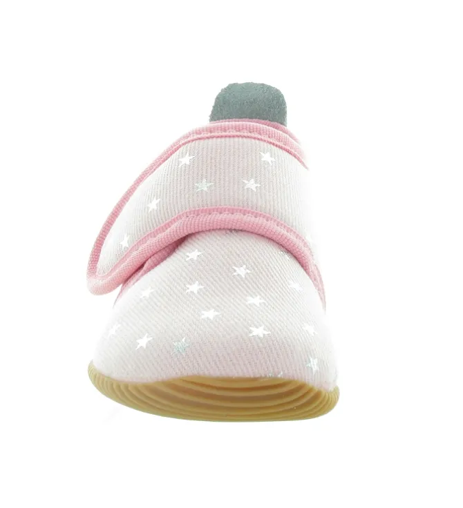 chaussons et pantoufles - - bebe fille - Toile - Rose - Giesswein
