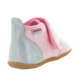 chaussons et pantoufles - - bebe fille - Toile - Rose - Giesswein