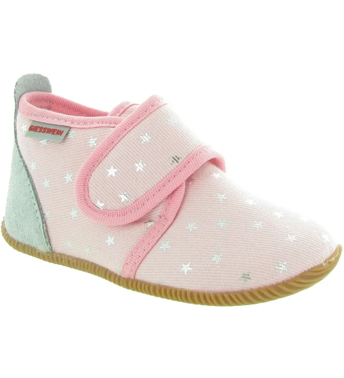 chaussons et pantoufles - - bebe fille - Toile - Rose - Giesswein
